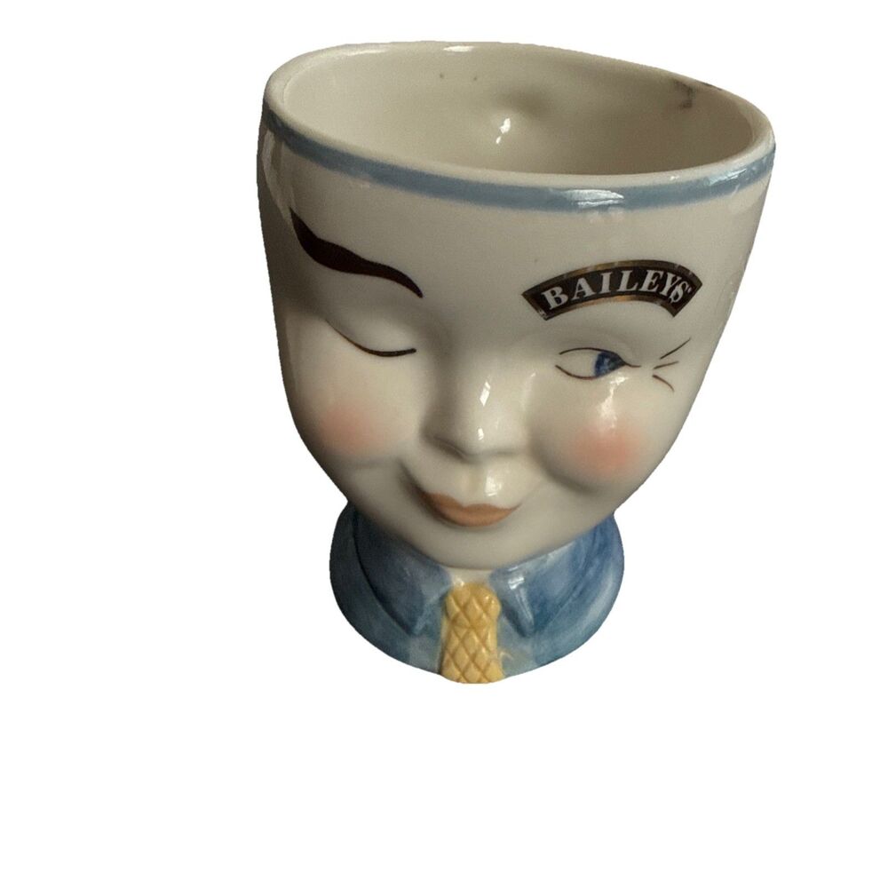 Vintage 1997 Baileys Irish Cream YUM Cup Mug Winking Face Limited Ed.